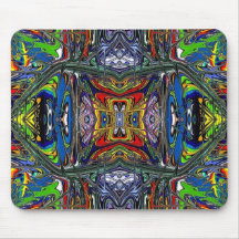 Cojín de ratón gótico abstracto de Psychadellic Mo Alfombrillas De Ratones