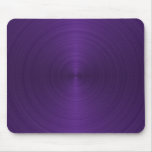 Cojín de ratón metálico de color morado oscuro alfombrilla de ratón