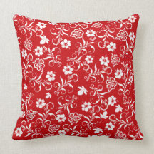 cojín Océano Índico rojo Almohada