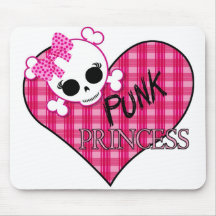 Cojín punky de la princesa ratón tapete de ratones
