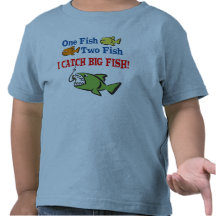 Cojo pescados grandes camiseta