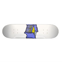Colchón amarillo gráfico azul del pesebre del bebé patin personalizado