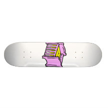 colchón amarillo gráfico temático del rosa del pes patines 