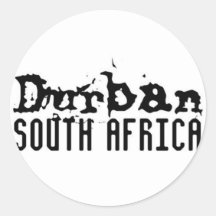 Colección de encargo de Africankoko (Durban, Suráf Pegatina Redonda