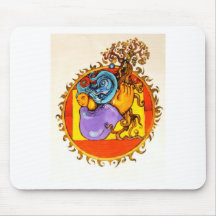 Colección de la madre tierra en color tapetes de ratón