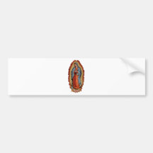 COLECCIÓN DE VIRGEN DE GUADALUPE ETIQUETA DE PARACHOQUE