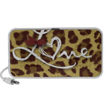 Colección del amor del guepardo iPhone altavoz