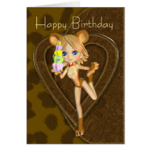 Colección del animal de la empanada de Cutie del f Felicitaciones