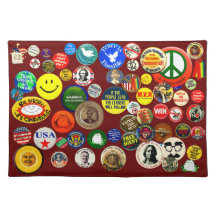 Colección del botón - Placemat Mantel Individual