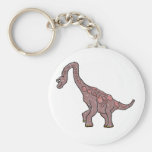 Colección del dibujo animado del Brachiosaurus del Llaveros Personalizados