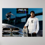 Colección del pulso - poster del monopatín