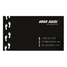 Colección masculina plantilla de tarjeta personal