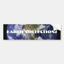 COLECCIONES BUMPERSTICKERS DE LA TIERRA ETIQUETA DE PARACHOQUE