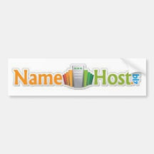 colecciones del recuerdo de Namehost.biz Pegatina De Parachoque