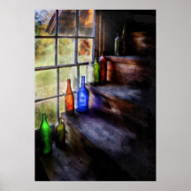 Colector - una colección de botellas posters