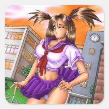 Colegiala Nikki del animado Etiquetas