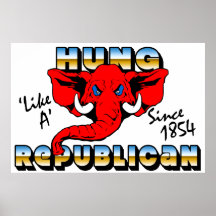 ¡Colgado como un republicano! Poster