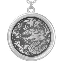 Colgante chino del círculo del dragón joyerias personalizadas