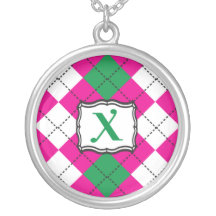 Colgante con monograma de la joyería de Argyle
