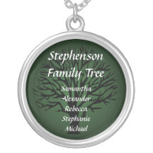 Colgante conocido personalizado del árbol de famil