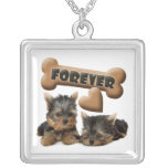 Colgante de la foto del perro del yorkie del terri