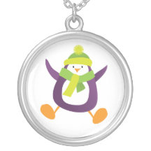 Colgante de salto del pingüino del invierno