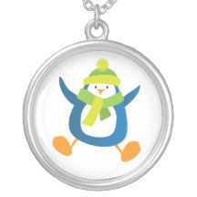 Colgante de salto del pingüino del invierno