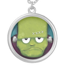 Colgante gruñón de Frankenstein Halloween