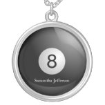 Colgante personalizado Necklac de la piscina de 8 