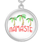 Colgante tropical de la yoga del navidad