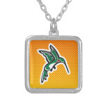 Colibrí lindo; Amarillo-naranja Joyeria Personalizada