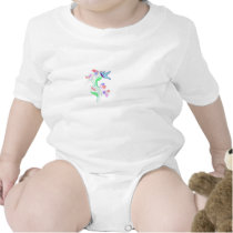 Colibrí y vid camisetas