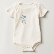 Colibrí y vid camisetas