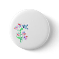 Colibrí y vid botones