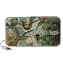 Colibríes de Haeckel del vintage Altavoces De Viaje