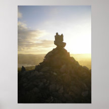 Colina de niebla de la señal impresiones