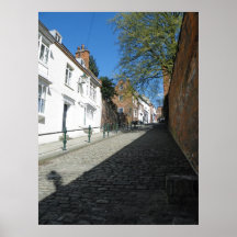 Colina escarpada, Lincoln, Inglaterra Reino Unido Posters