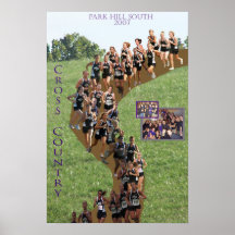 Colina XC del sur 2007 del parque Posters
