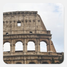 Coliseo Calcomanía Cuadradas Personalizada