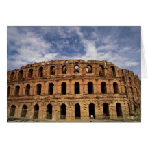 Coliseo en Thysdrus, EL Djem, Túnez Felicitacion