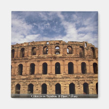 Coliseo en Thysdrus, EL Djem, Túnez Imán