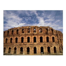 Coliseo en Thysdrus, EL Djem, Túnez Tarjeta Postal