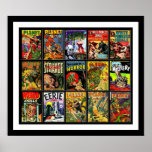 Collage 15A de las cubiertas de cómic del poster d