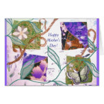 Collage abstracto de DayFabric de la madre Felicitación