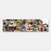 Collage de encargo de Minifigure Etiqueta De Parachoque