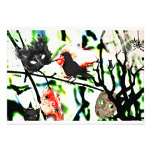 Collage de Halloween Invitacion Personalizada