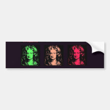 Collage de Isaac Newton Etiqueta De Parachoque