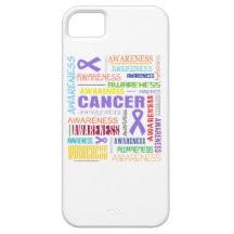 Collage de la conciencia del linfoma de Hodgkin iPhone 5 Case-Mate Cárcasa