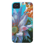 Collage de la flor iPhone 4 funda