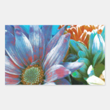 Collage de la flor rectangular altavoz